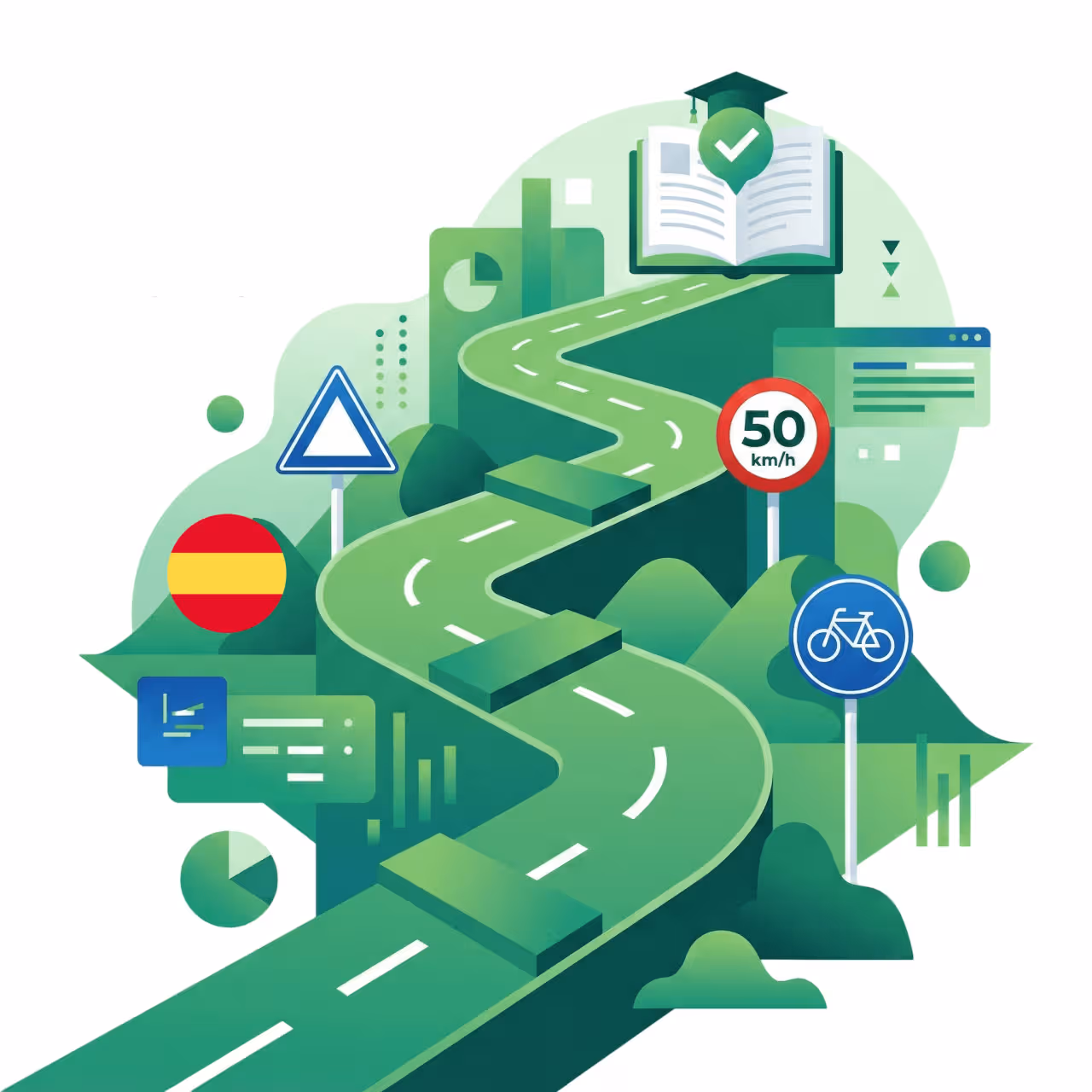 Master Your Spanish Driving Theory Test with a Clear Path