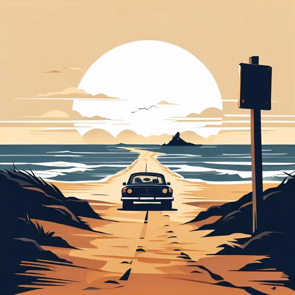 Article image for Driving in Jutland: Coastal Traffic, Sand Roads, and Beach Regulations