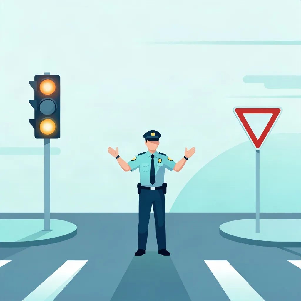 Mastering Traffic Signal Hierarchy and Flashing Amber Rules in France