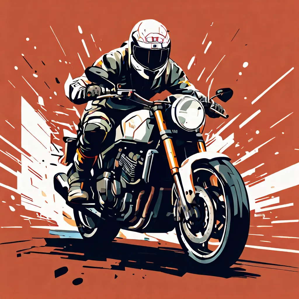 Hochgeschwindigkeitsbremsung beim Motorrad meistern: Theorie und Sicherheitstechniken