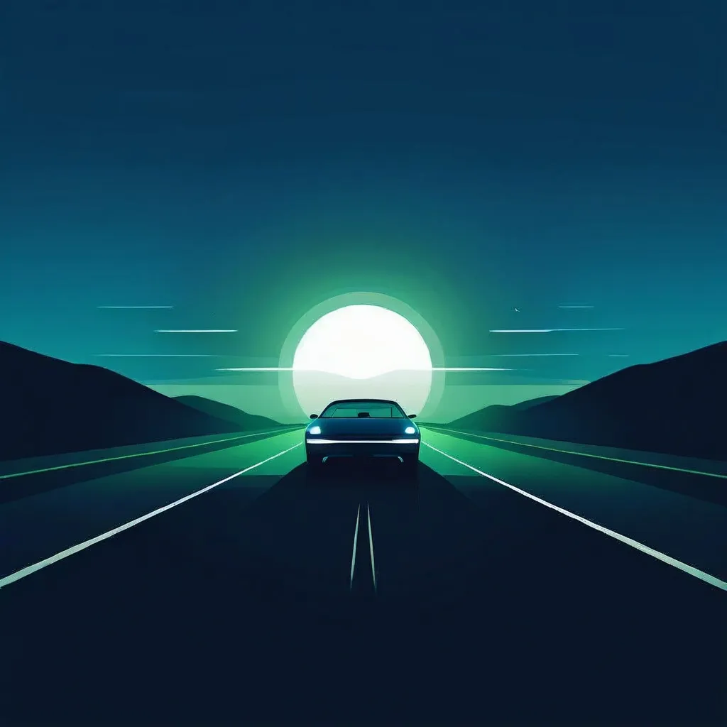 Polish Driving Theory: When to Use High Beams (Światła Drogowe)