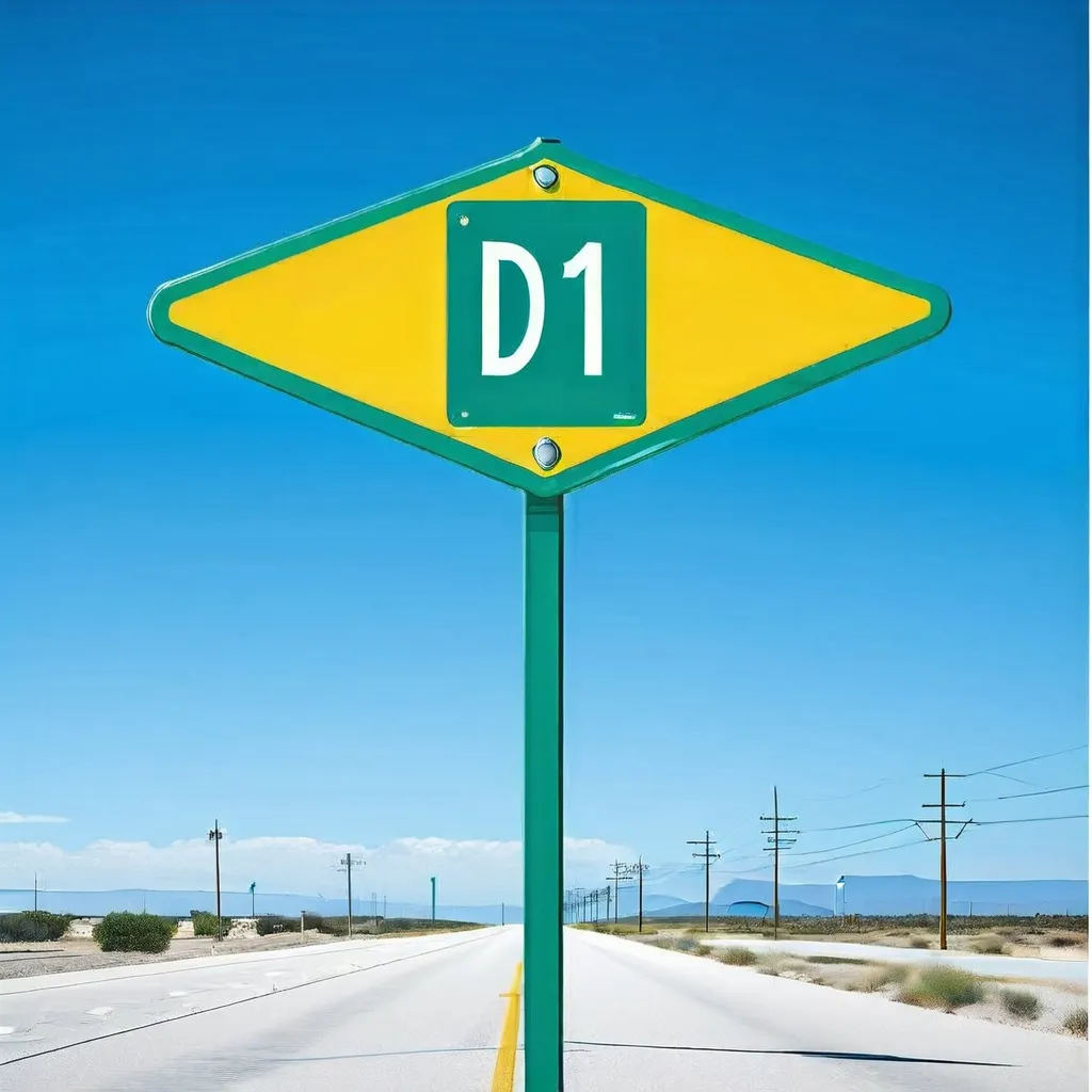 Poland's D-Series Informational Signs: Understanding Road Priority and One-Way Traffic