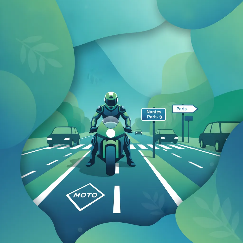 Französische Motorradtheorie Lehrplanbild