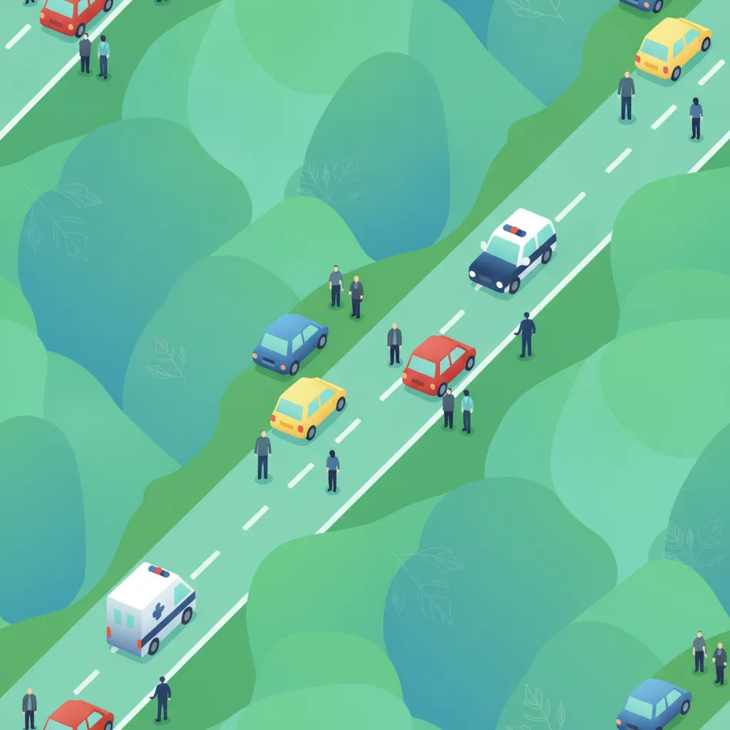 Managing an Accident Scene and the Rettungsgasse driving theory lesson