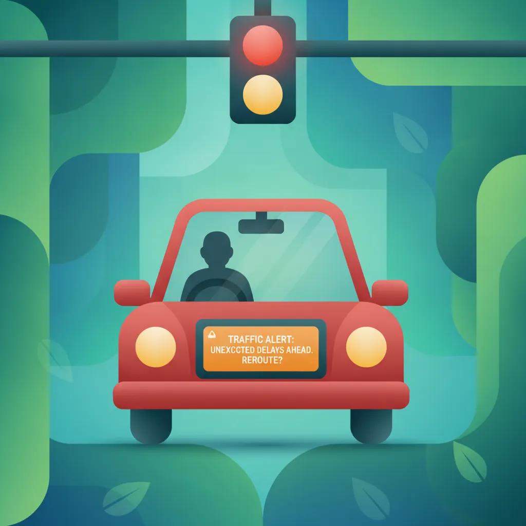 Communicating Delays and Important Journey Information driving theory lesson