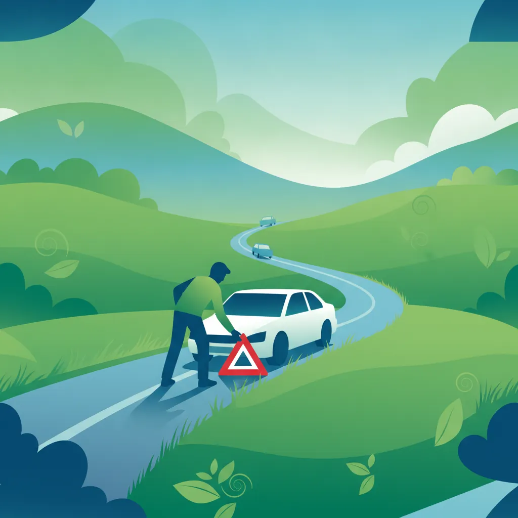 Responding to a Vehicle Breakdown driving theory lesson