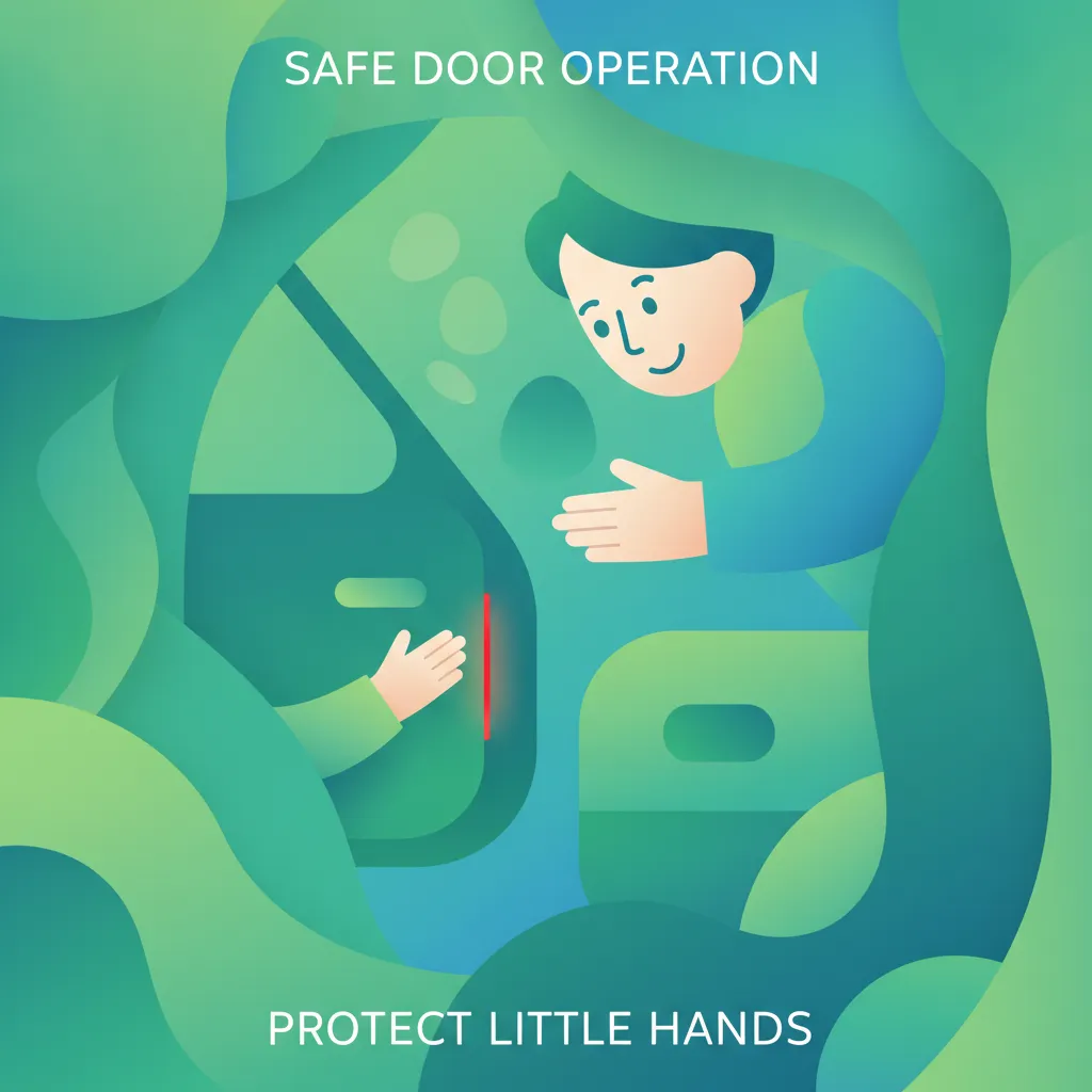 Safe Door Operation and Sensitive Edges driving theory lesson