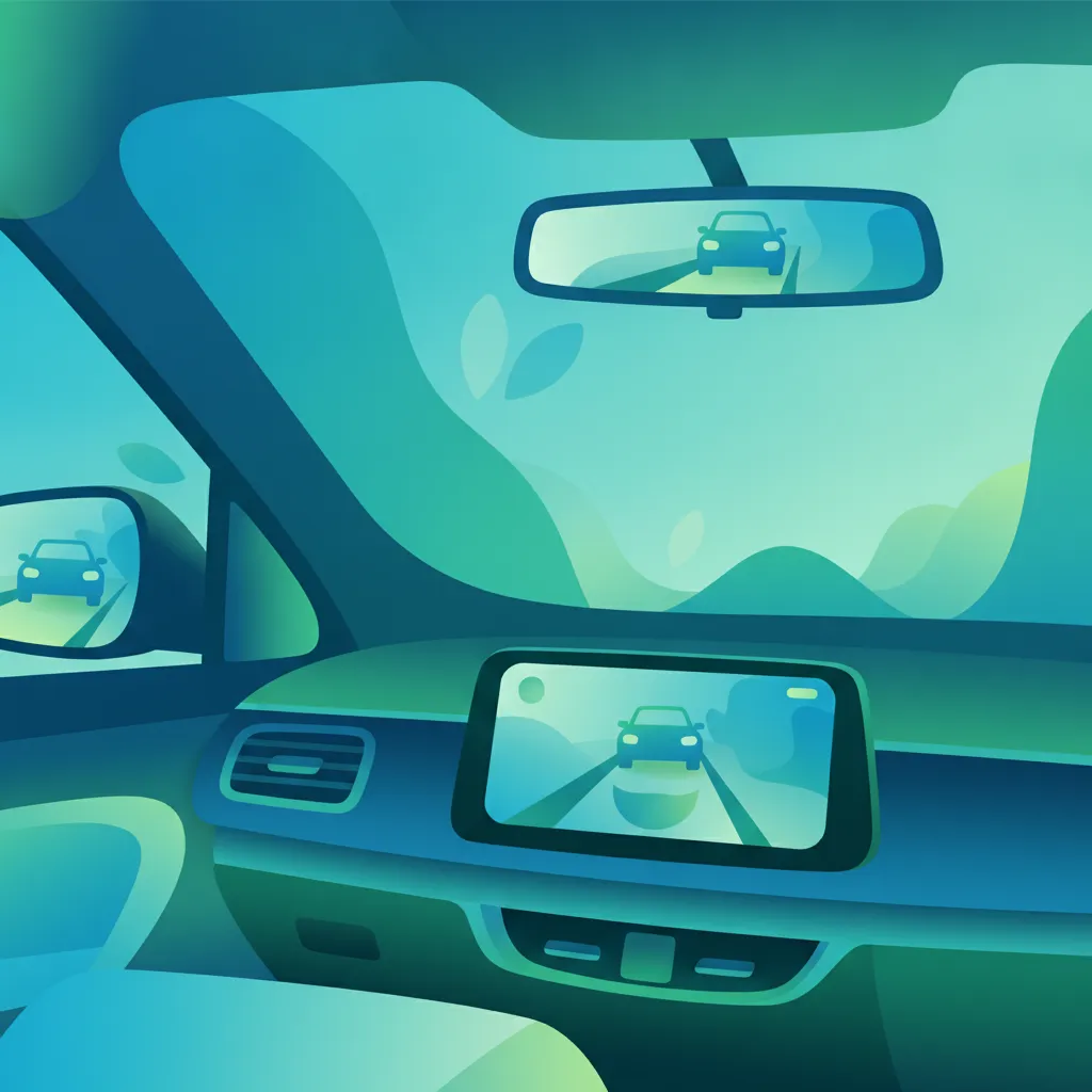 Using Mirrors and Cameras to Manage Blind Spots driving theory lesson