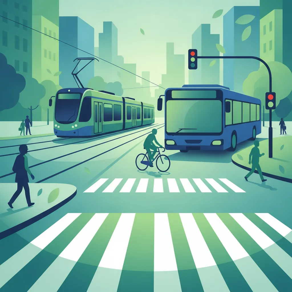 Sondersituationen: Straßenbahnen, Busse und Radfahrer an Kreuzungen Fahrtheoriestunde
