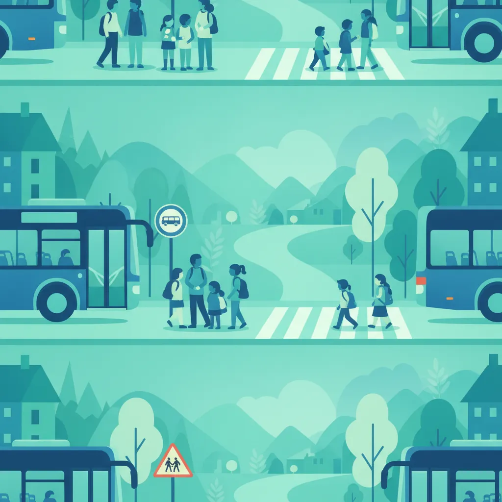 Bushaltestellen, Schulzonen und Vorrang für öffentliche Verkehrsmittel Fahrtheoriestunde