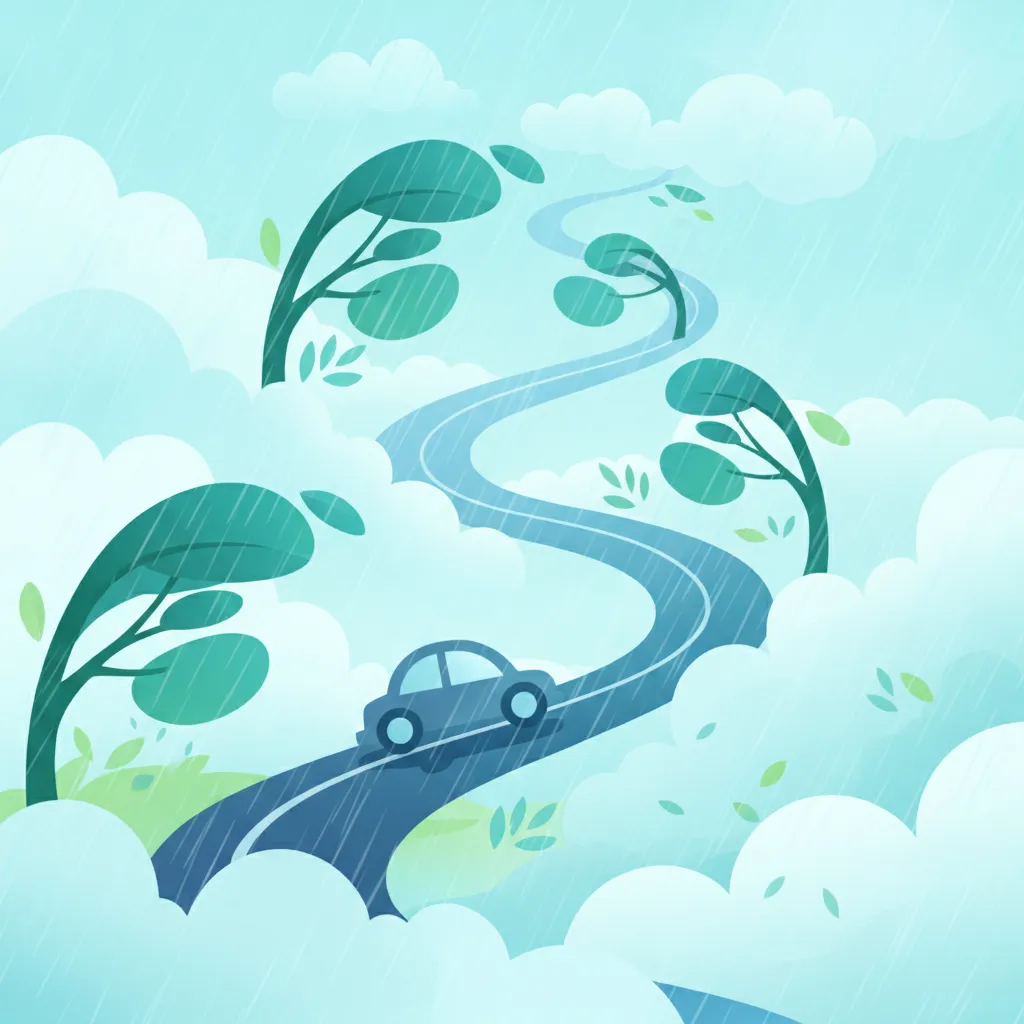 Driving in Adverse Weather: Rain, Fog and High Winds driving theory lesson