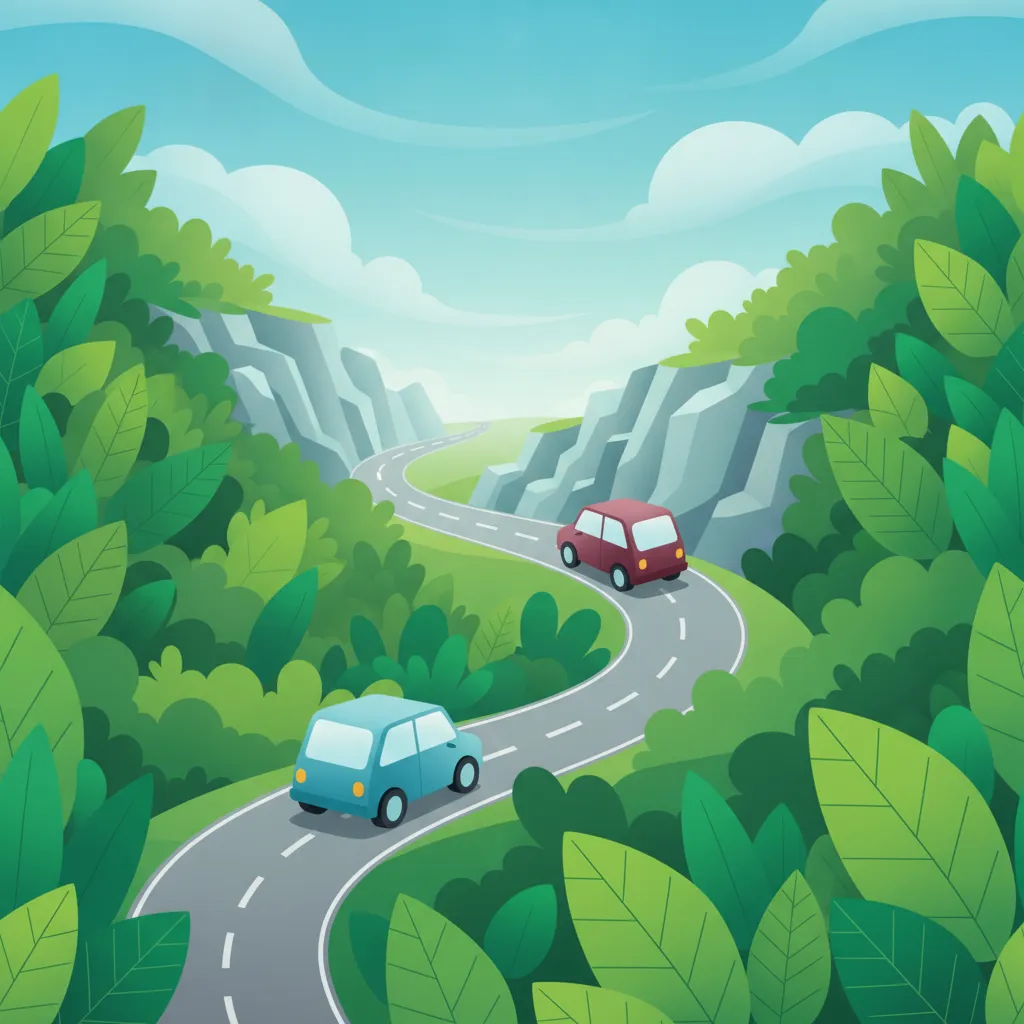 Driving on Rural and Narrow Austrian Roads driving theory lesson