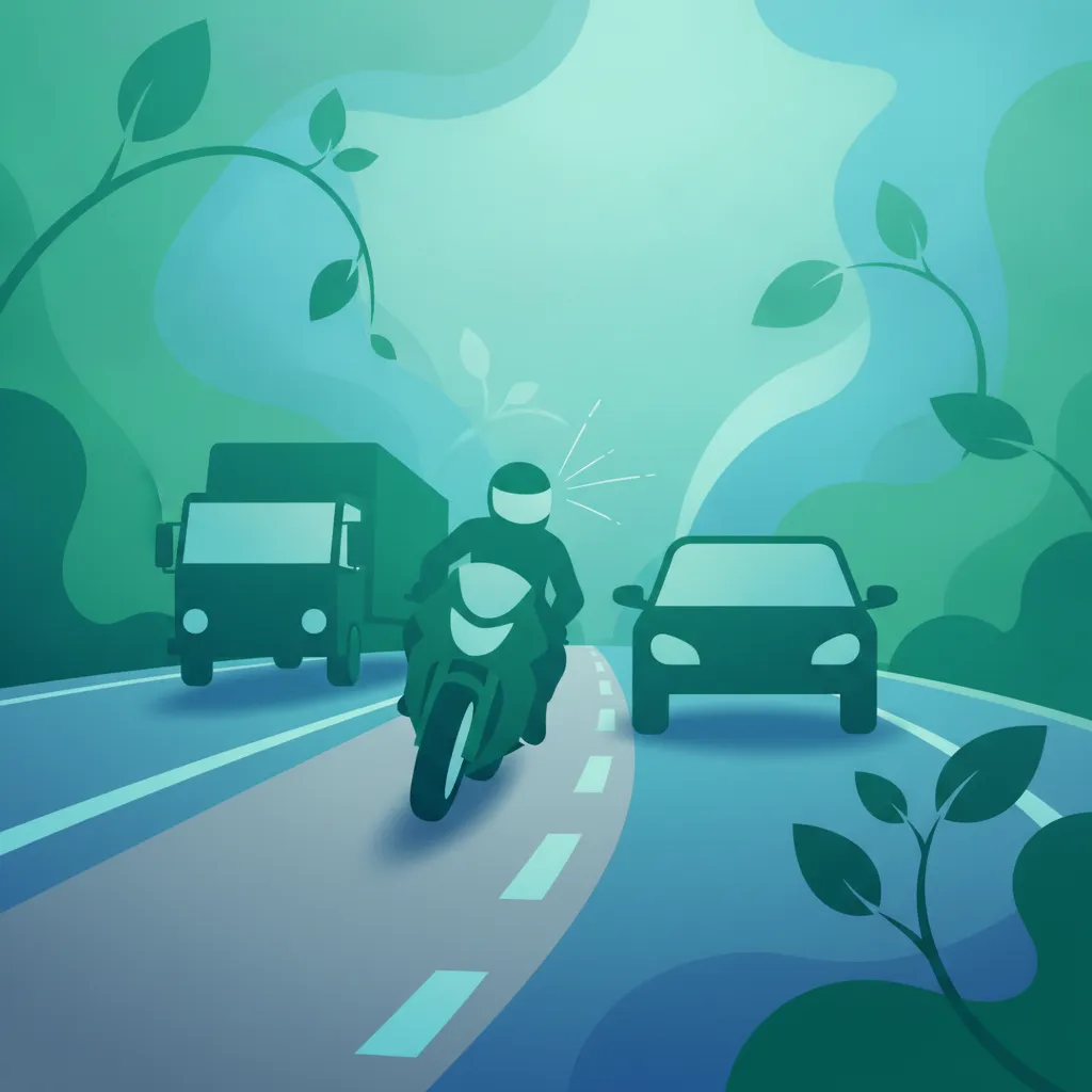 Lane Position and Anticipative Riding lesson image