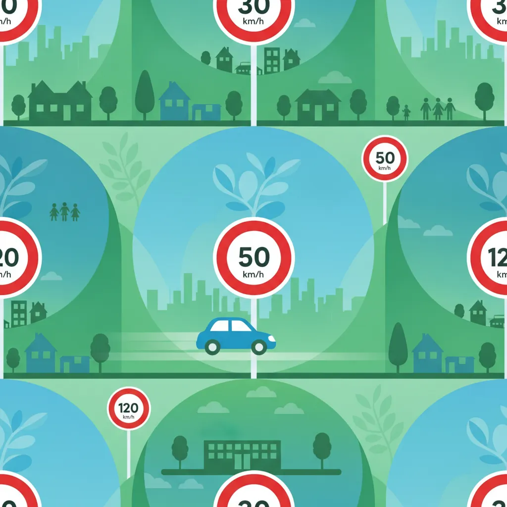 Rijtheorie-les Snelheidslimieten in Verschillende Zones