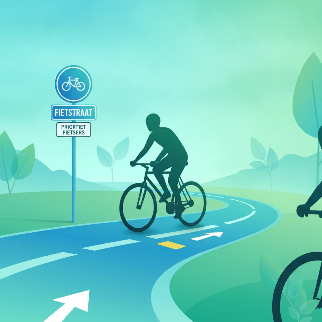 Rijtheorie-les Fietsers en Fietsstraten