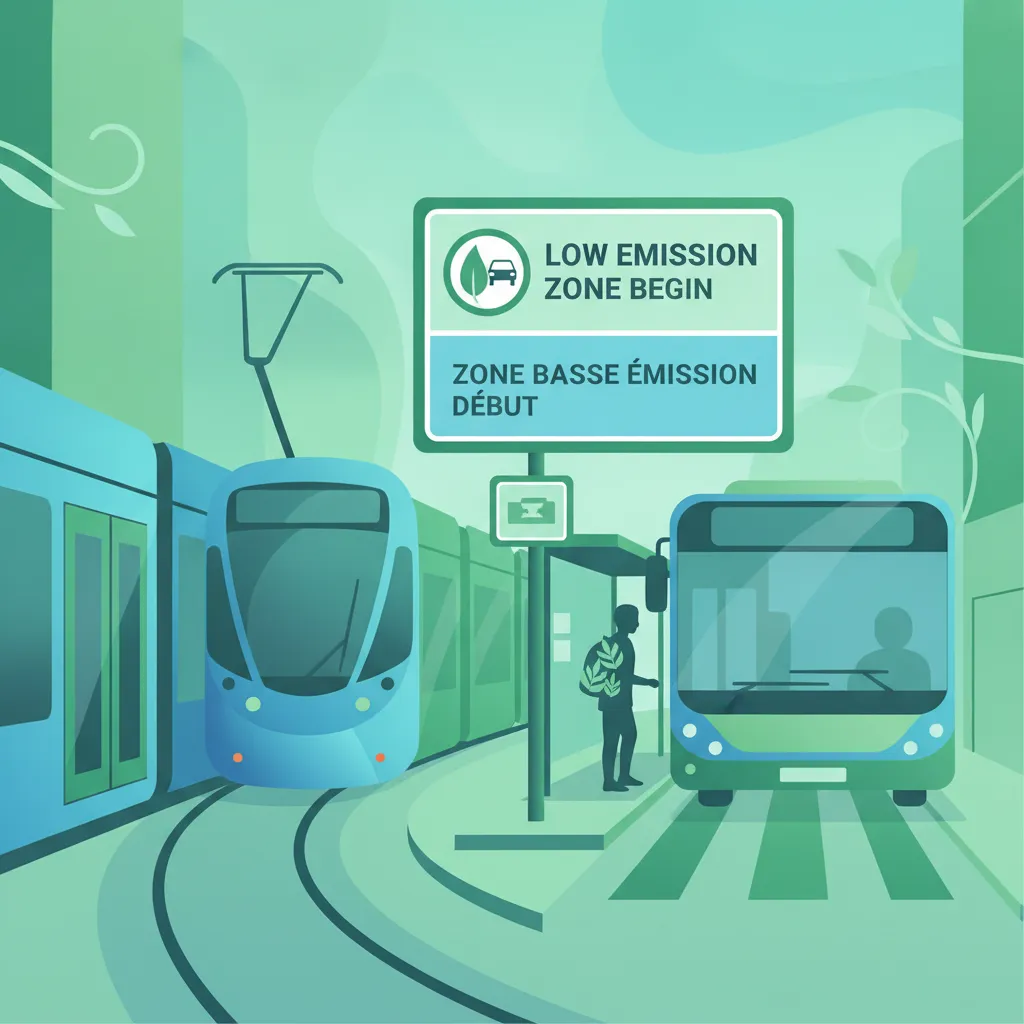 Lección de teoría de conducción Situaciones Especiales: Zonas de Tranvías, Carriles de Autobús y Zonas de Bajas Emisiones