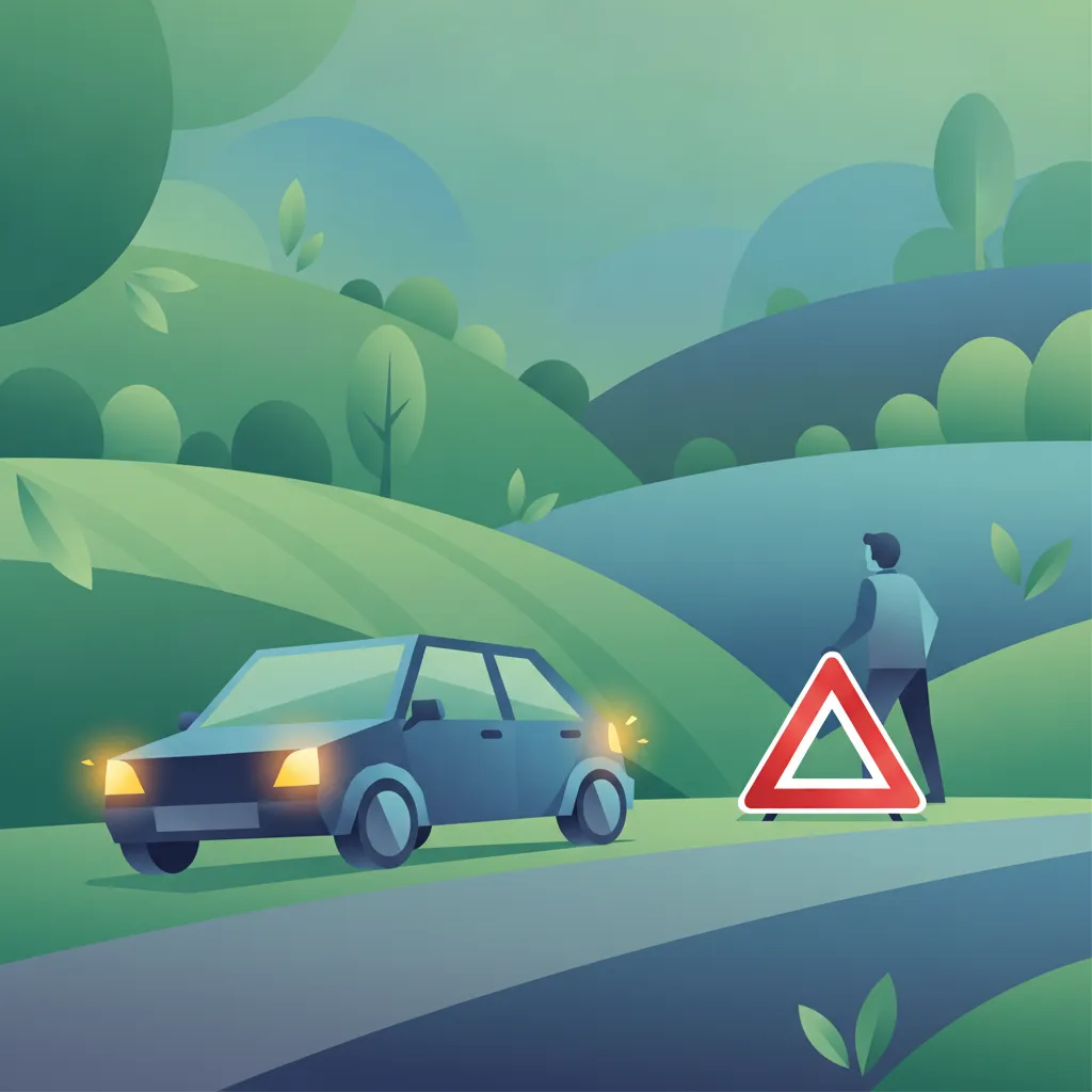 Lección de teoría de conducción Respuesta a accidentes, averías y emergencias