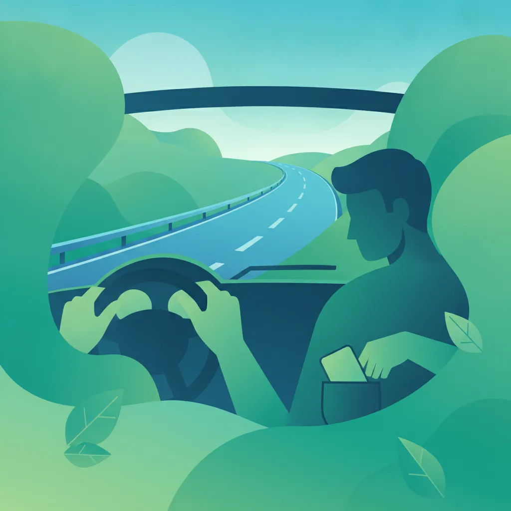 Lección de teoría de conducción Gestión de la fatiga y las distracciones al volante
