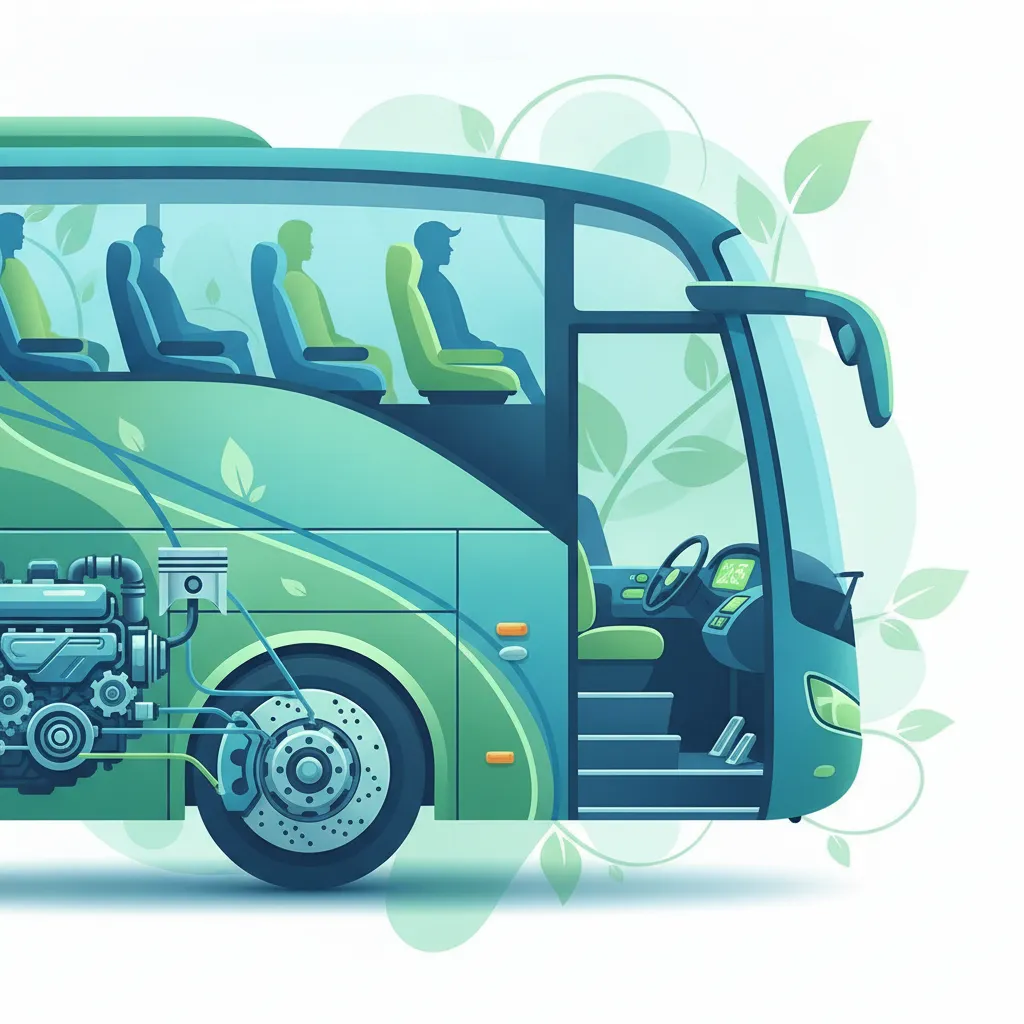 Key Components and Systems of a Bus and Coach driving theory lesson