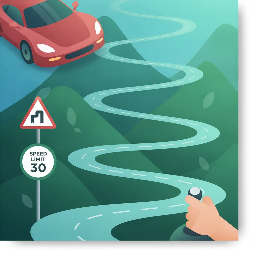 Sichere Abfahrtstechniken und Gangwahl Fahrtheoriestunde