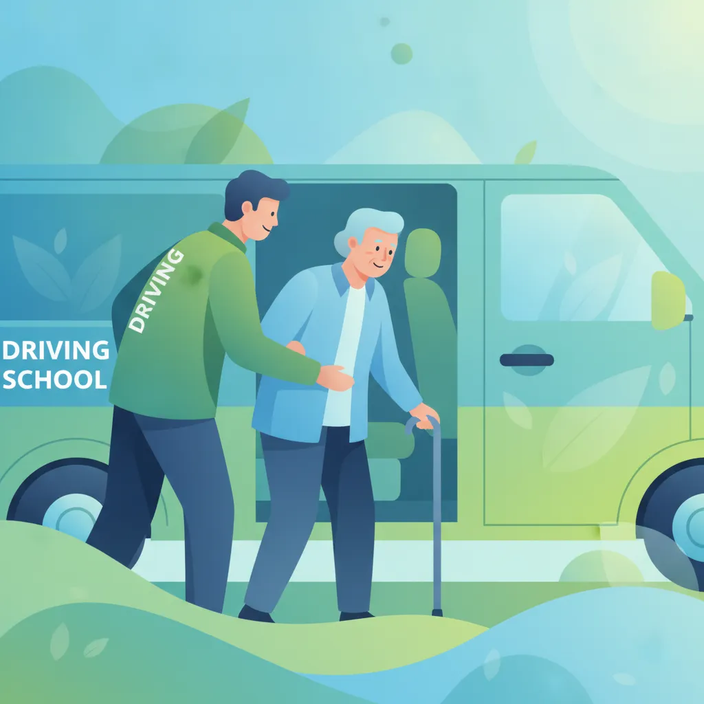Assisting Passengers with Reduced Mobility and Disabilities driving theory lesson