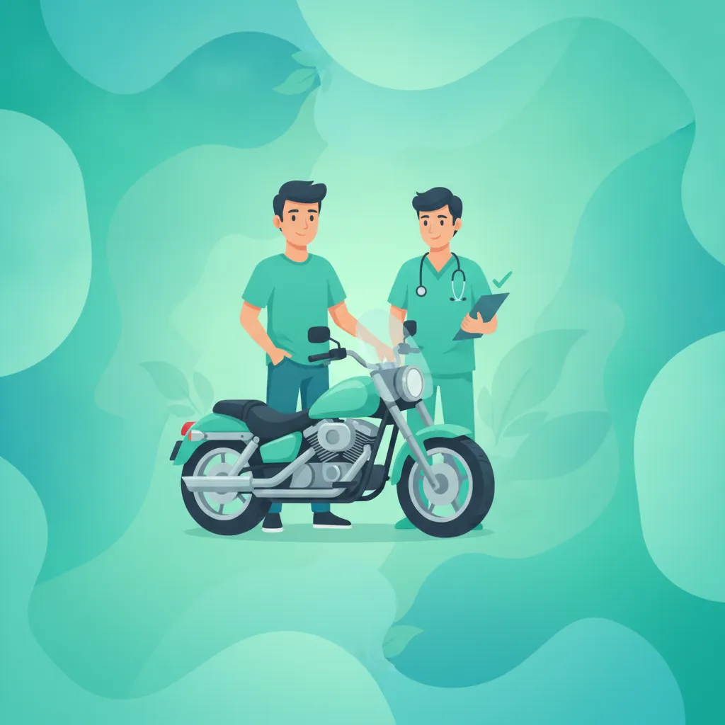 Lekcja teorii jazdy Wymagania dotyczące wieku i stanu zdrowia dla motocyklistów