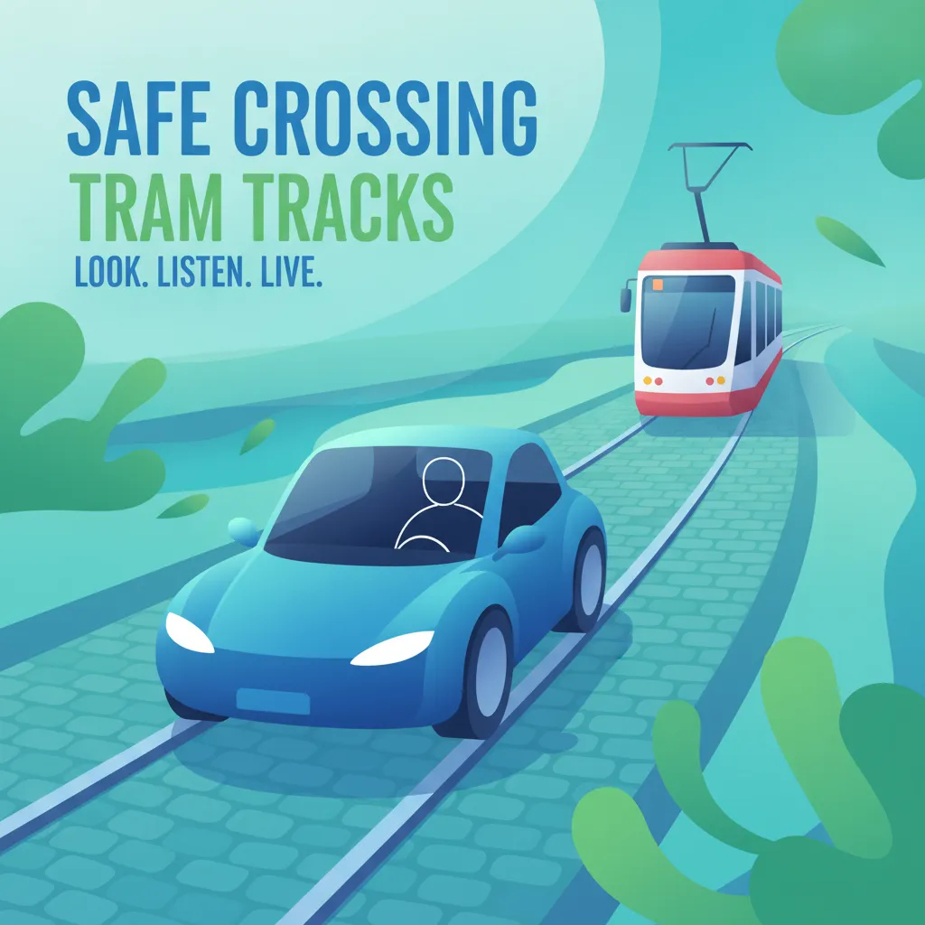 Sicher über Bahngleise fahren Fahrtheoriestunde