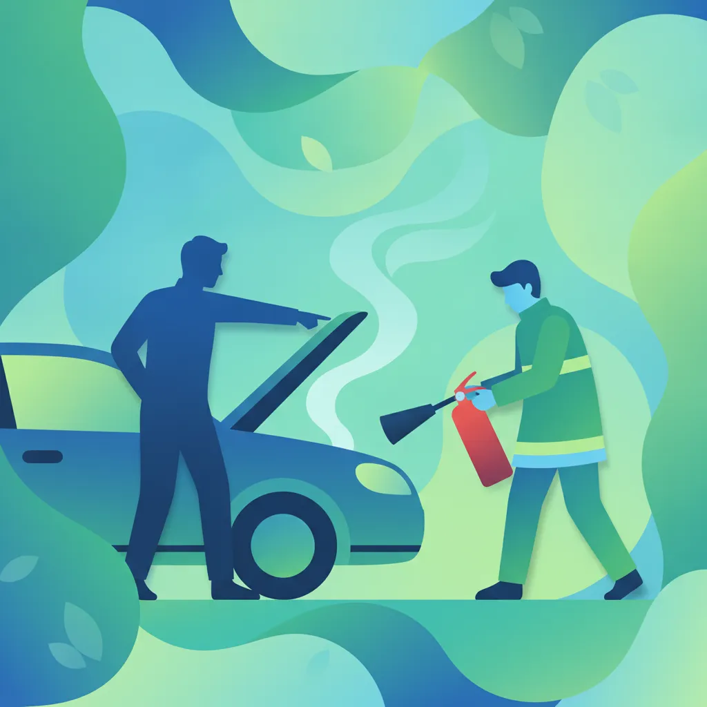 Identifying Fire Risks and Using an Extinguisher driving theory lesson
