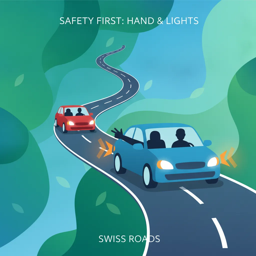 Handzeichen, Blinker und Kommunikation Fahrtheoriestunde