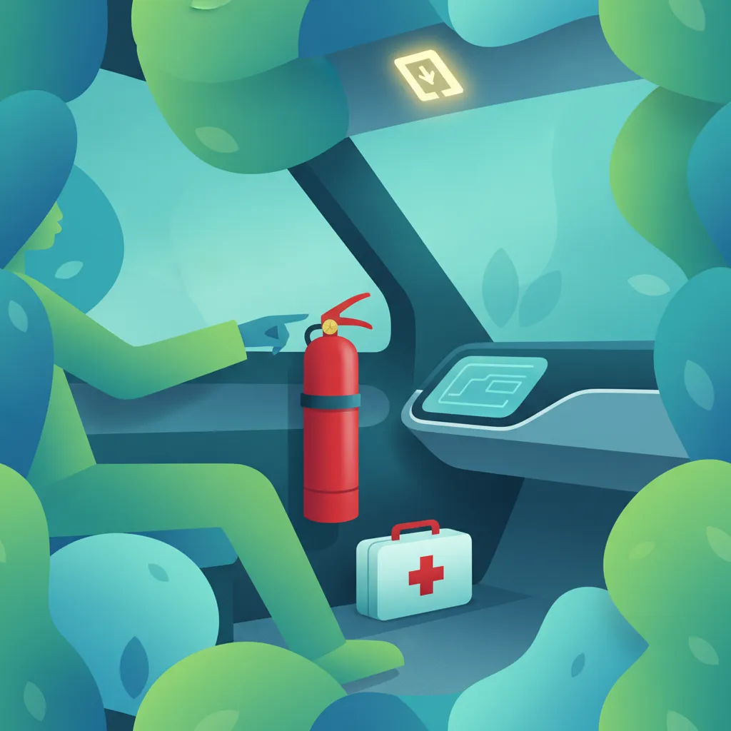 On-Board Safety Equipment: Fire Extinguishers, First Aid, and Emergency Exits driving theory lesson