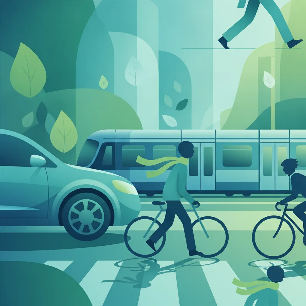 Lección de teoría de conducción Interacción con Peatones, Ciclistas y Transporte Público