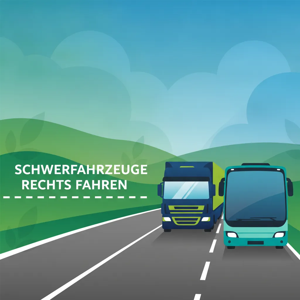 Fahren auf Autobahnen und Kraftfahrstraßen mit schweren Fahrzeugen Fahrtheoriestunde