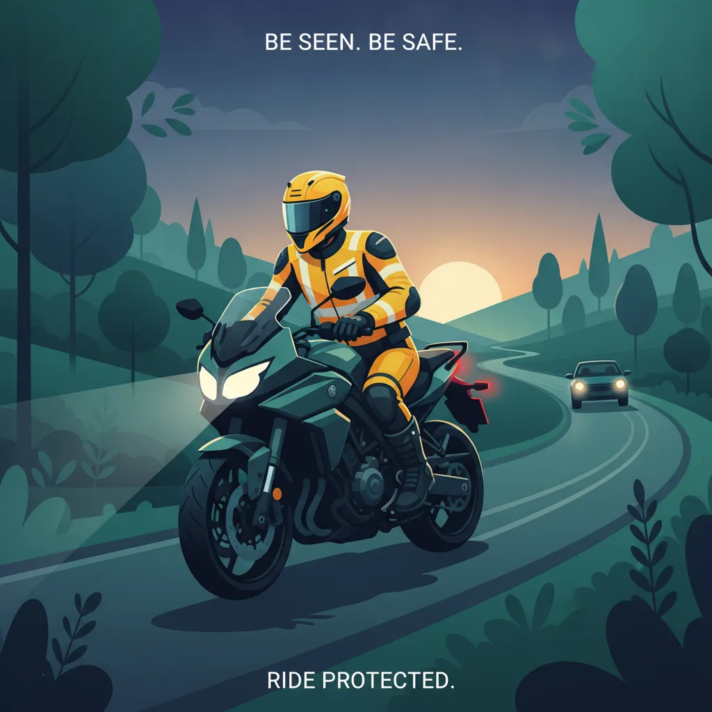 Lección de teoría de conducción Ropa protectora, cascos, reflectores y sistemas de iluminación