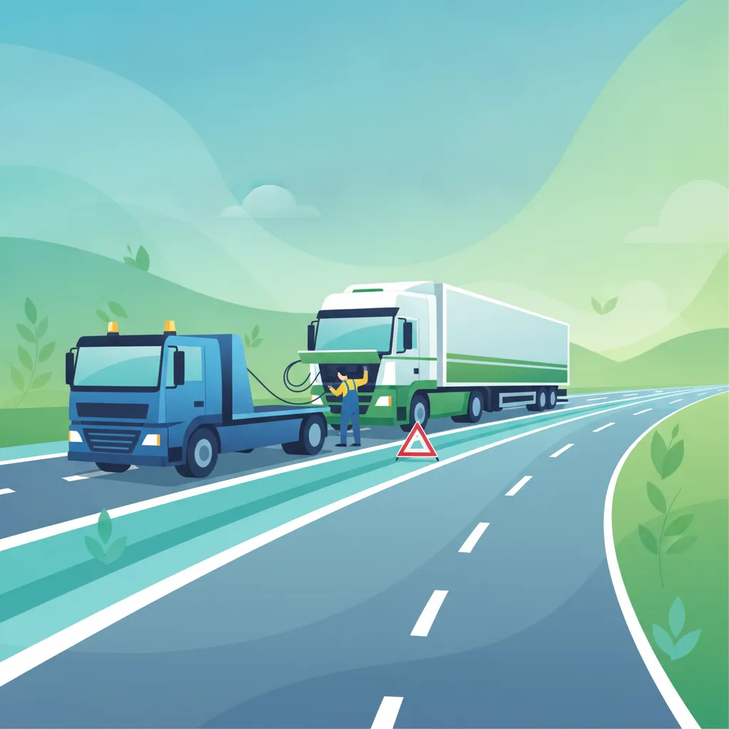 Pannenhilfe für schwere Fahrzeuge Fahrtheoriestunde