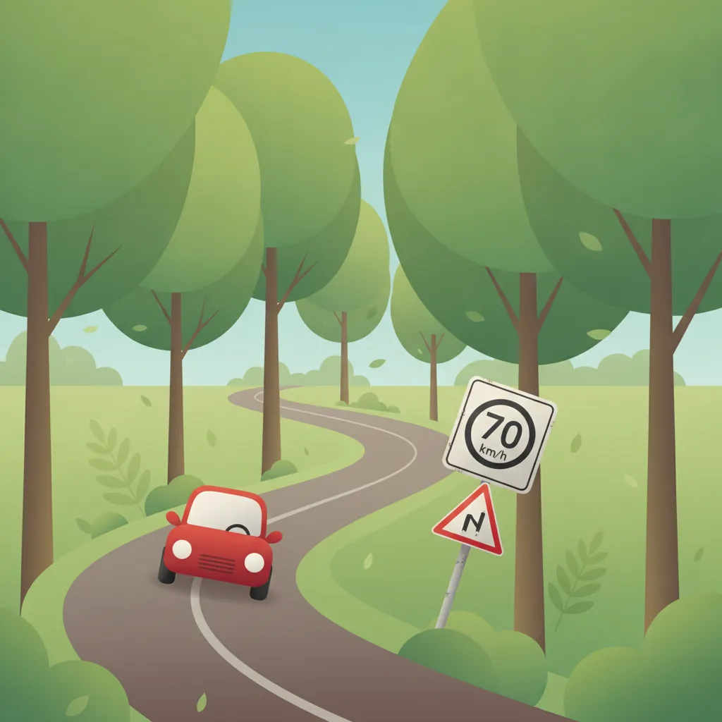 Merkmale von Landstraßen Fahrtheoriestunde