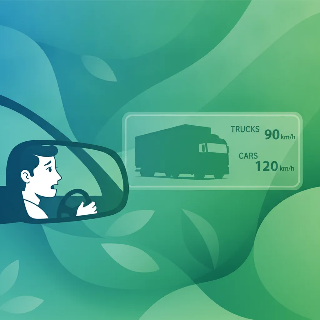 Interaktion mit Vorschriften für den gewerblichen Verkehr Fahrtheoriestunde