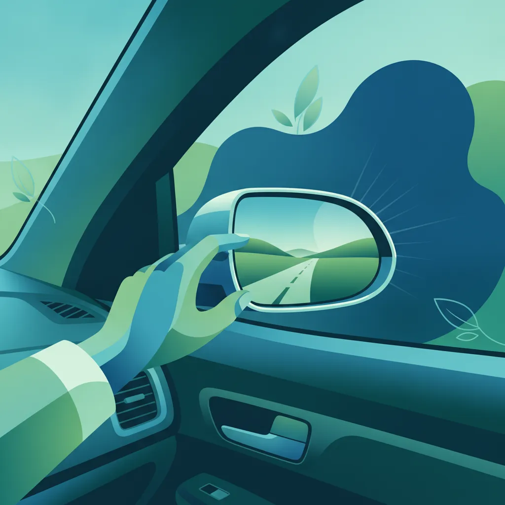 Spiegeleinstellung und Sichtfeldgrenzen Fahrtheoriestunde