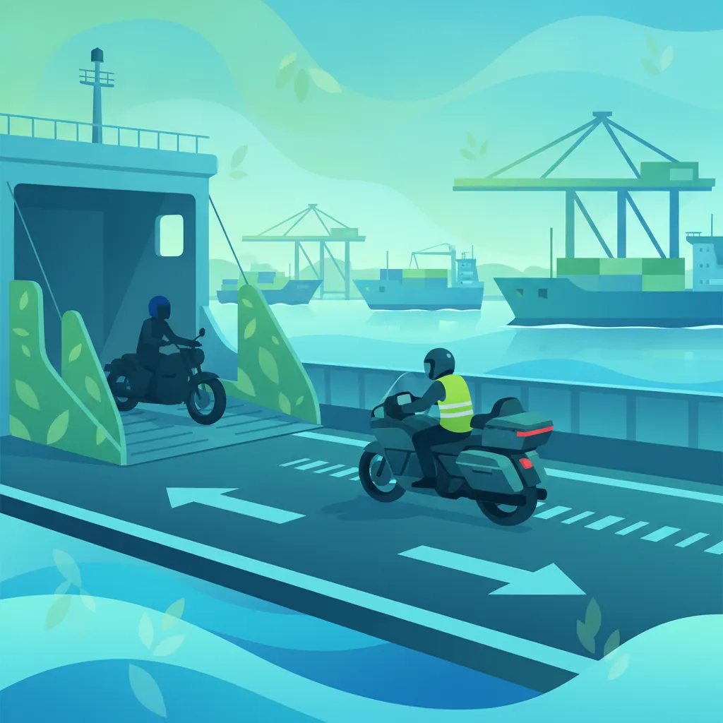 Image de la leçon Stratégies pour la conduite sur les ferries et les approches de port