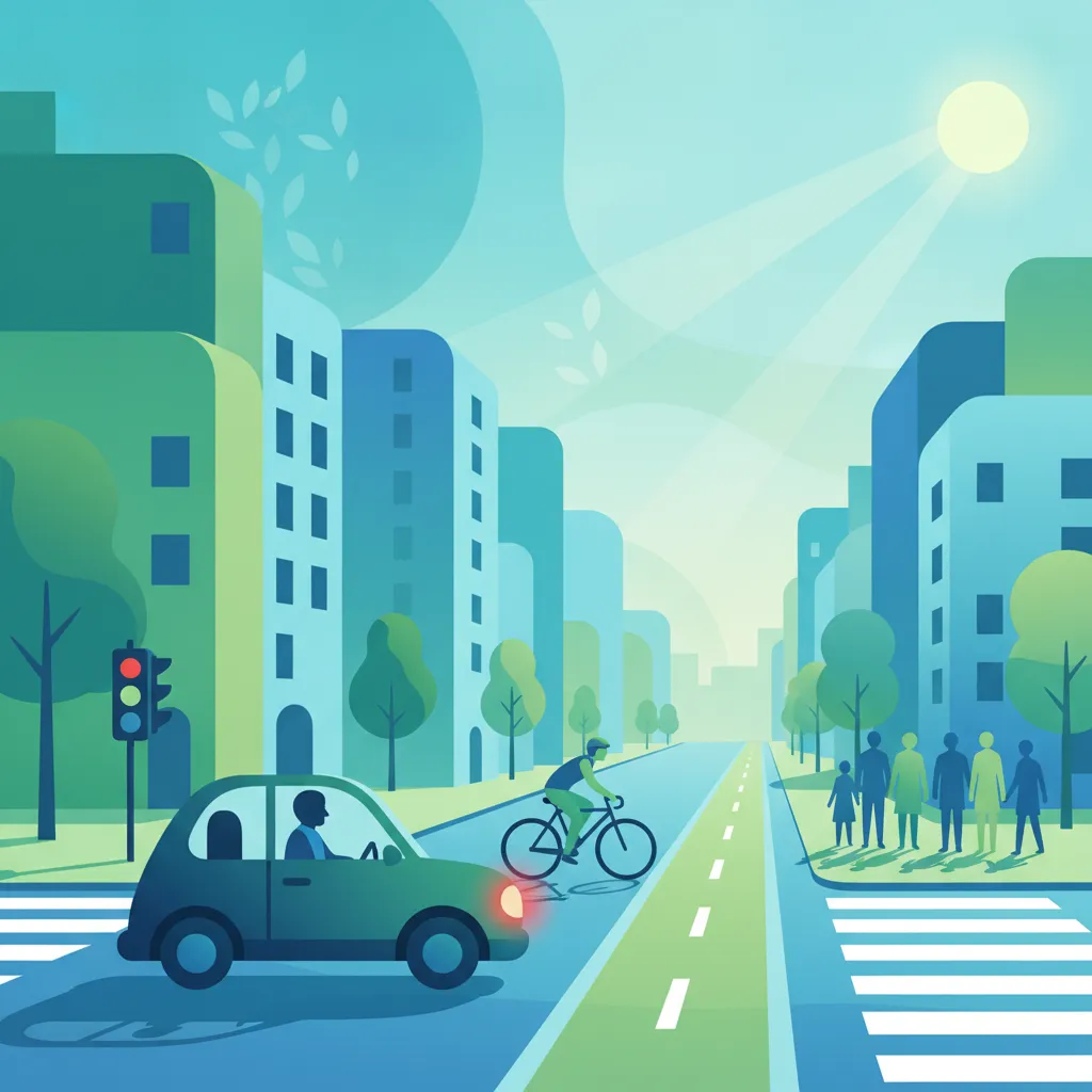 Road Sharing with Cyclists and Pedestrians lesson image