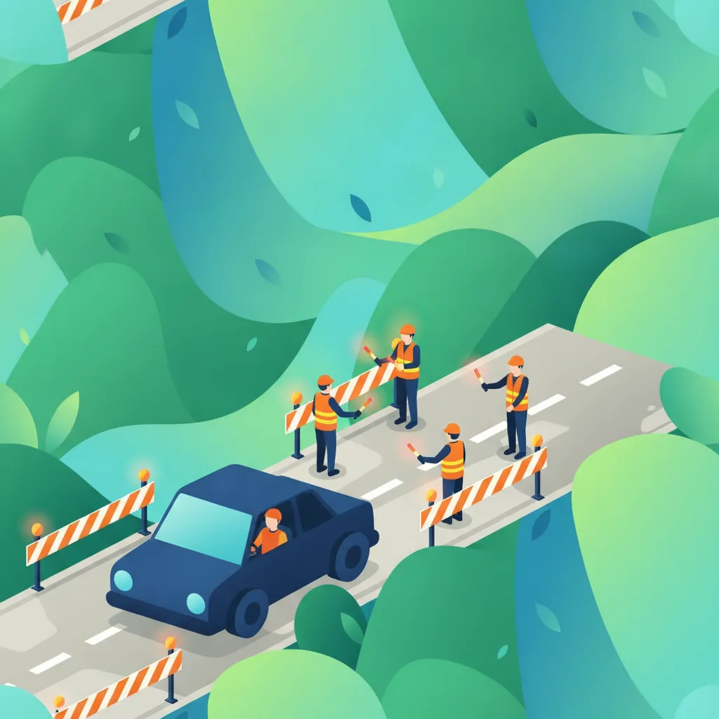 Managing Traffic Near Road Works and Construction Zones lesson image
