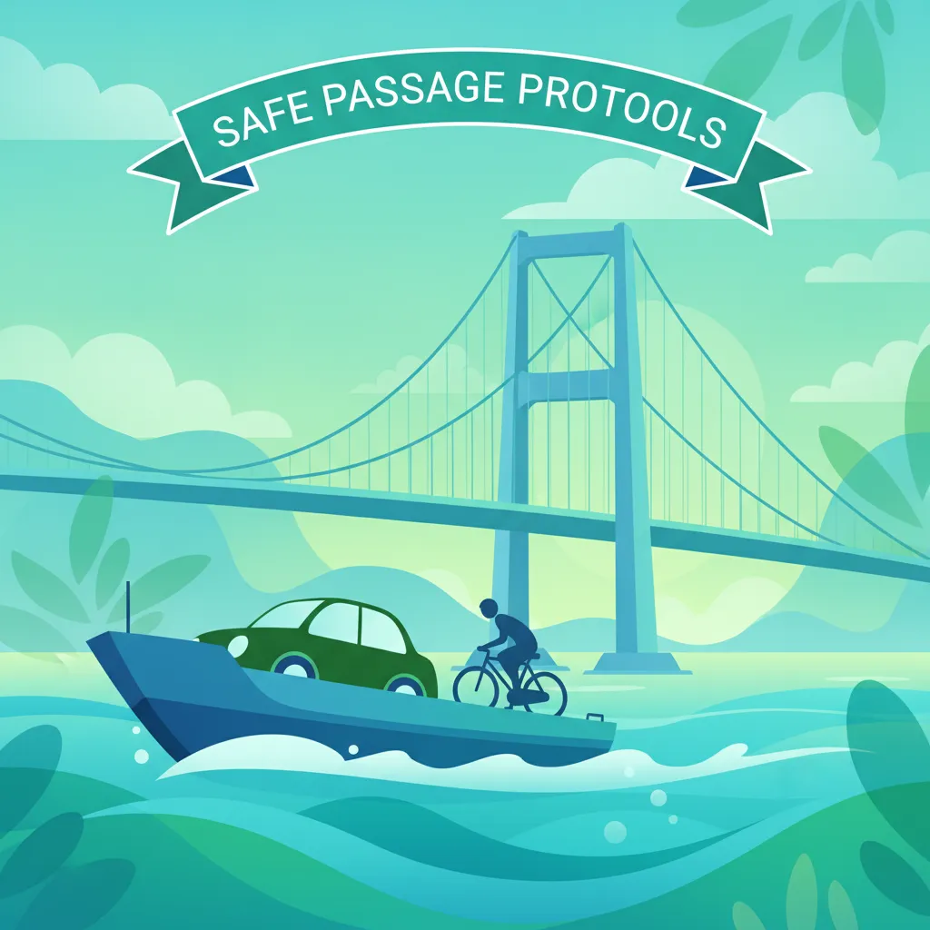 Cours de théorie du permis Procédures pour les ponts, tunnels et ferries