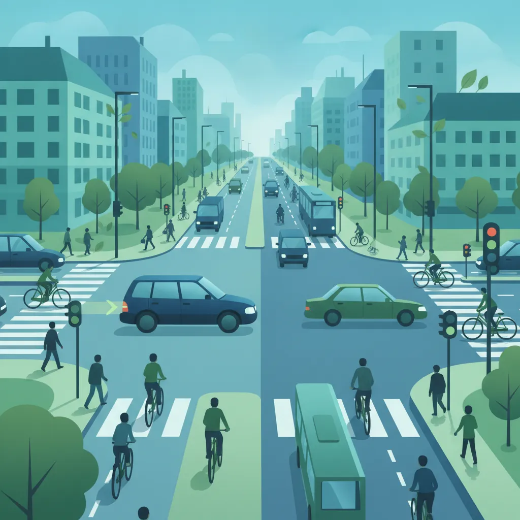 Approaching and Navigating Intersections lesson image