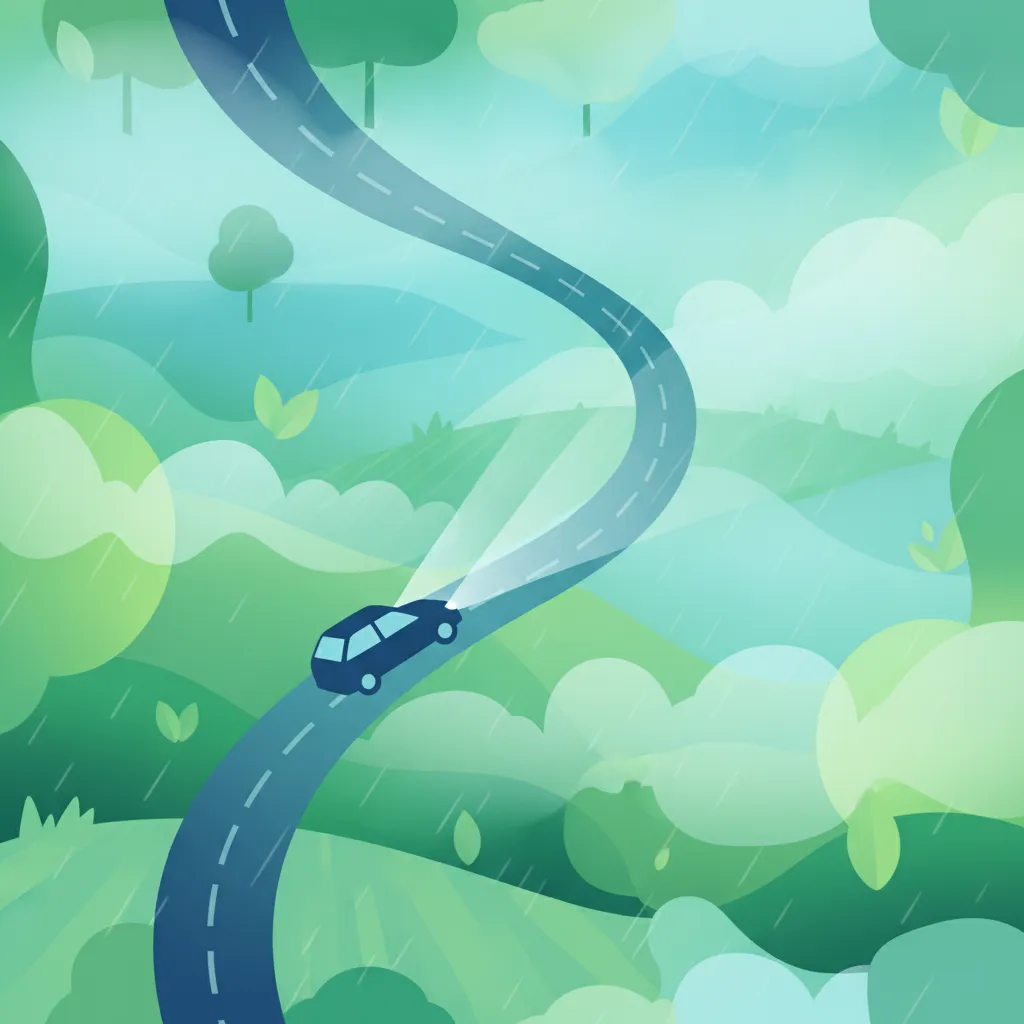 Weather Conditions: Rain, Wind, Darkness, and Fog lesson image