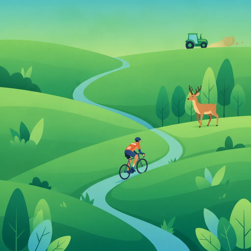 Rural Road Riding: Visibility, Wildlife, and Agricultural Vehicles lesson image