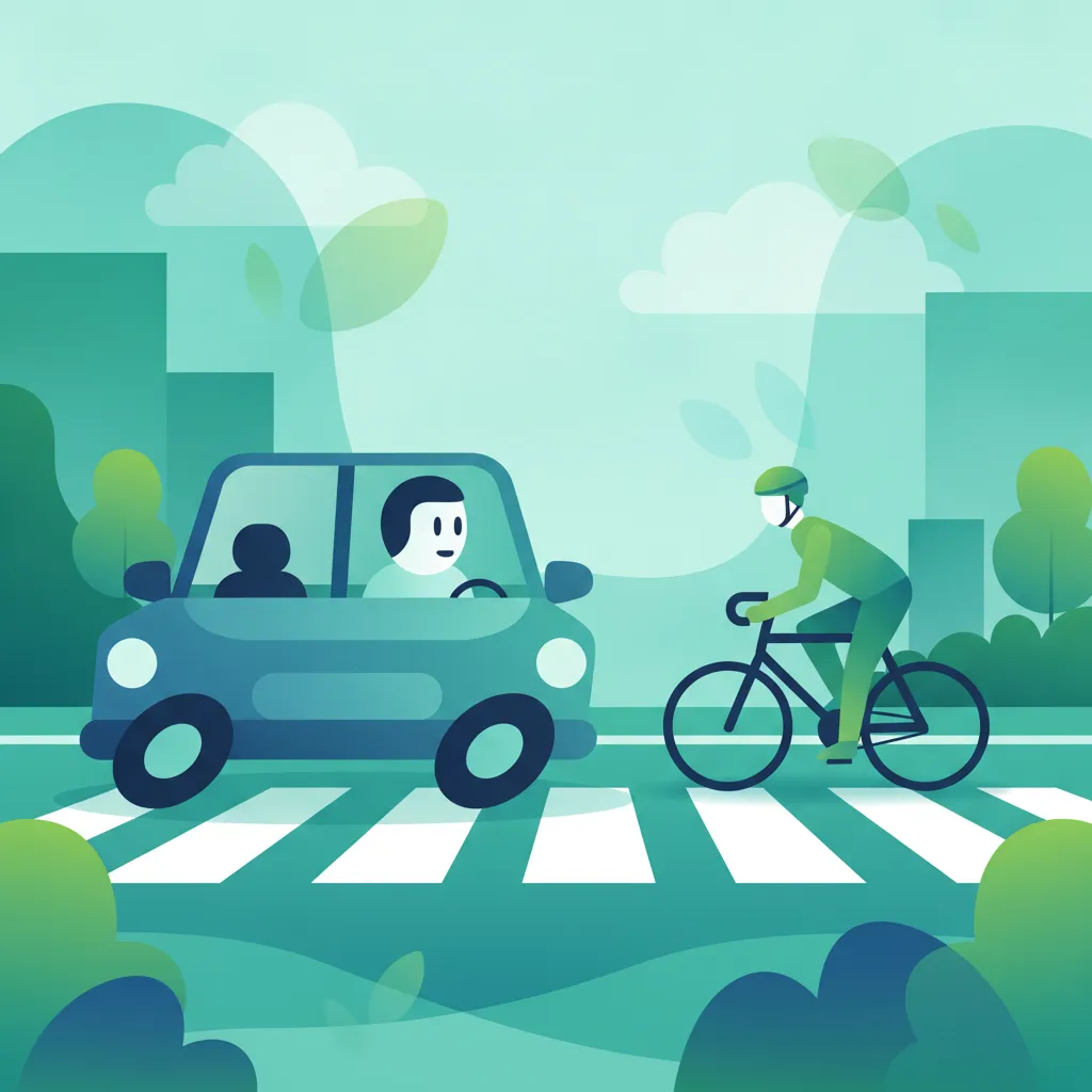 Safe Right-Turn Manoeuvres with Cyclists lesson image