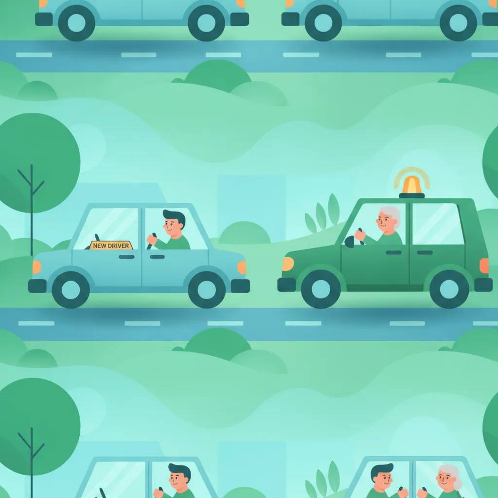 Risks for Novice Drivers and Responsible Behavior lesson overview image