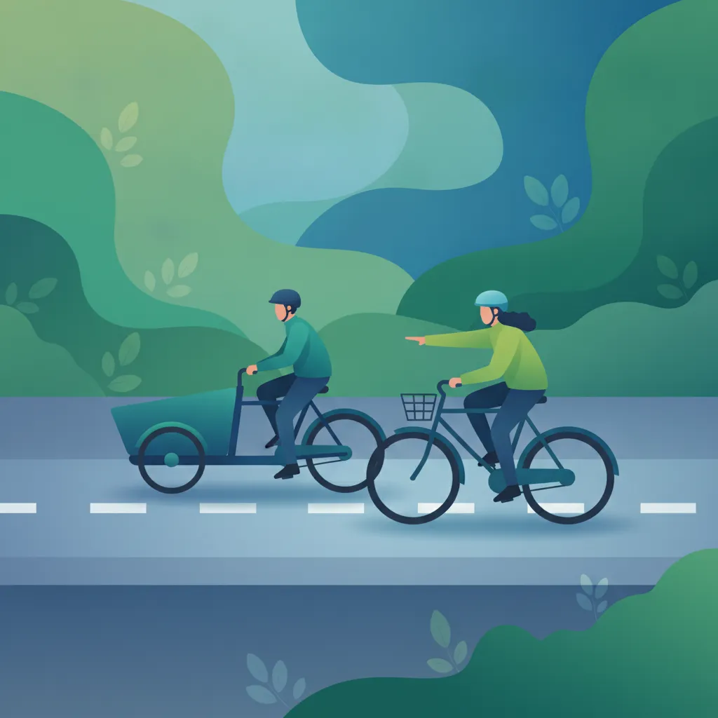 Imagen de la lección Interacción con Tráfico Ciclista y Bicicletas de Carga