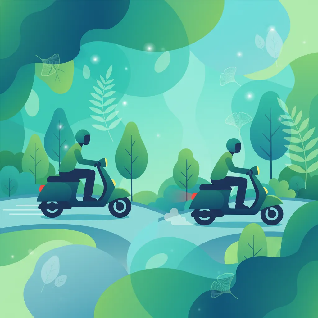 Starting and Stopping the Moped lesson image