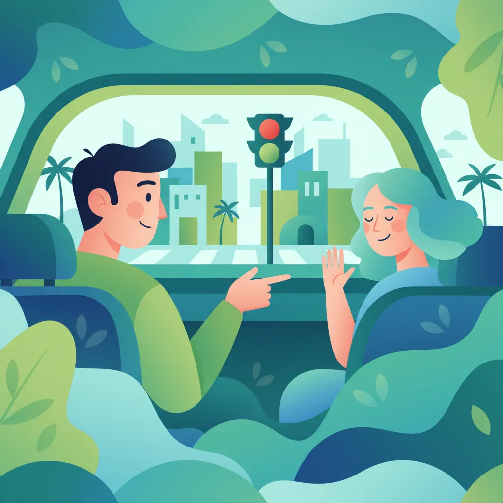 Passenger Communication Protocols driving theory lesson