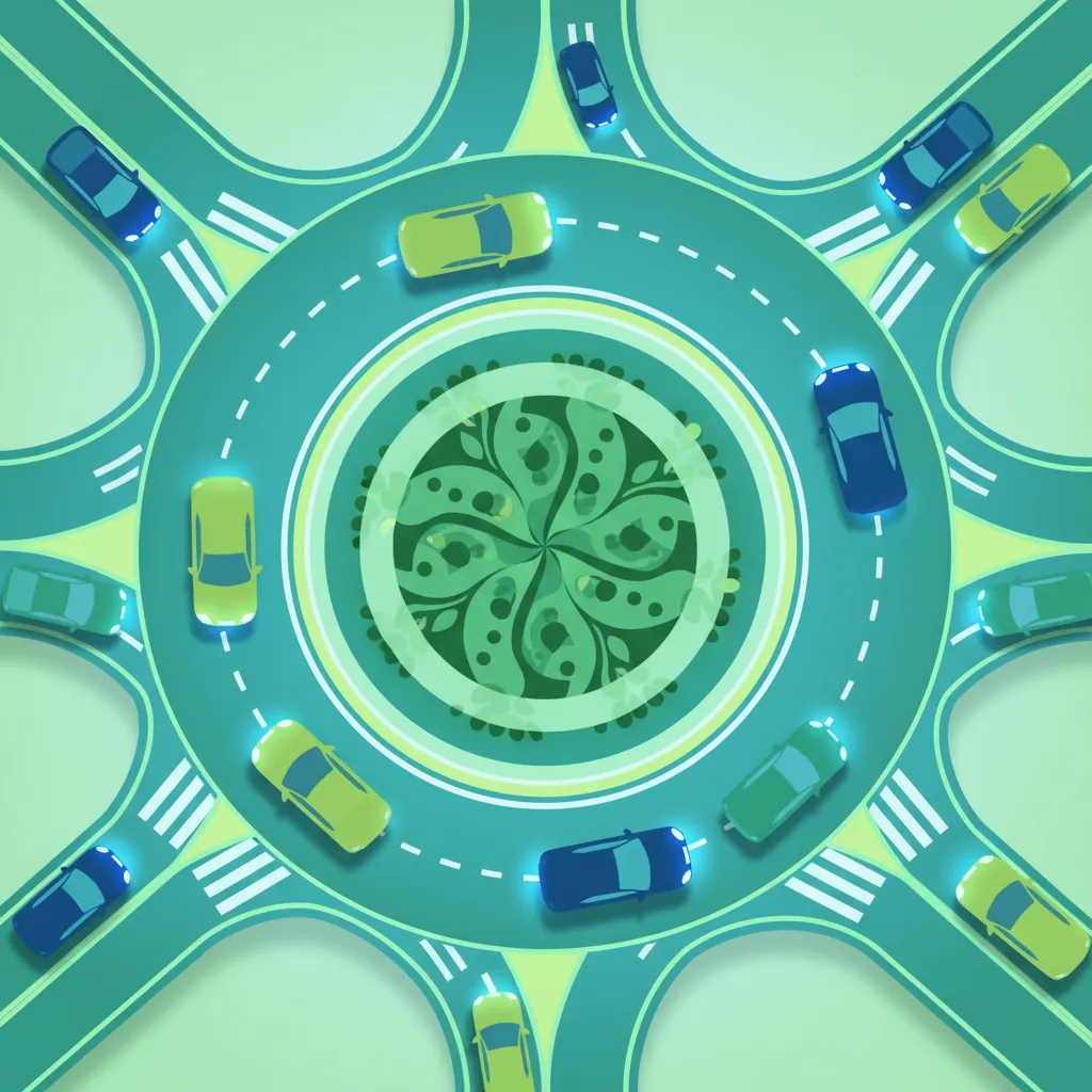 Design and Function of Spanish Roundabouts driving theory lesson